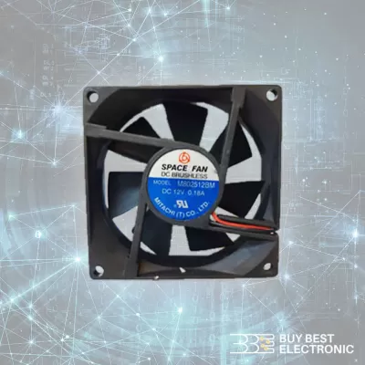 فن 12 ولت 8*8 اسپیس فن M802512BM