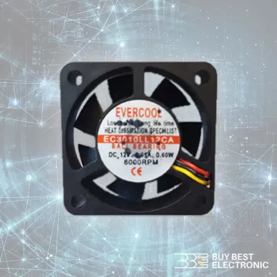 فن 12 ولت 3*3 اور کول EC3010LL12CA