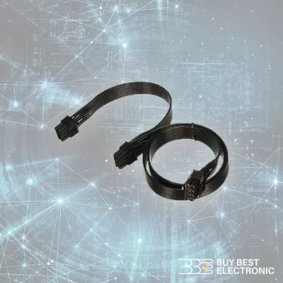 کابل برق نری 8 پین تا دوتایی 8 پین (6+2)