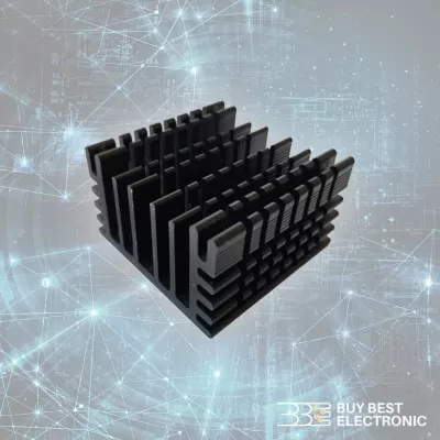 هیت سینک مشکی سایز 50*50*30 میلیمتر